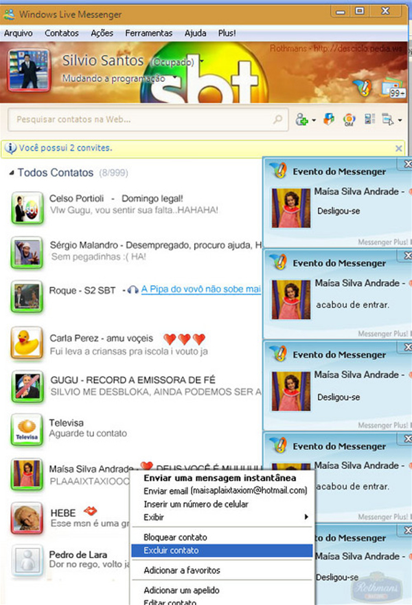 Msn do silvio