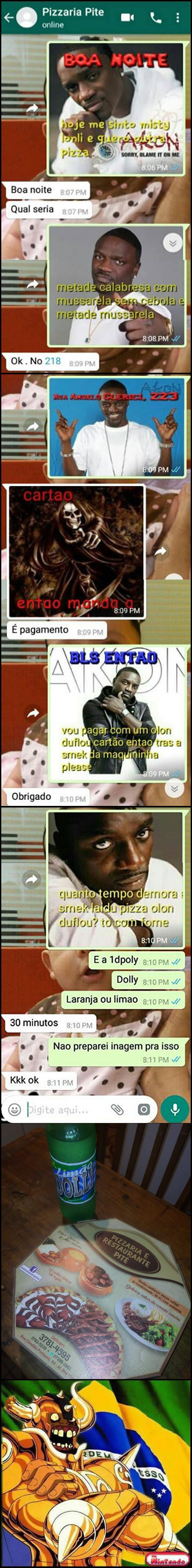 Esse Cara Pedindo Pizza é a Coisa Mais Genial Que Você Vai ver Hoje