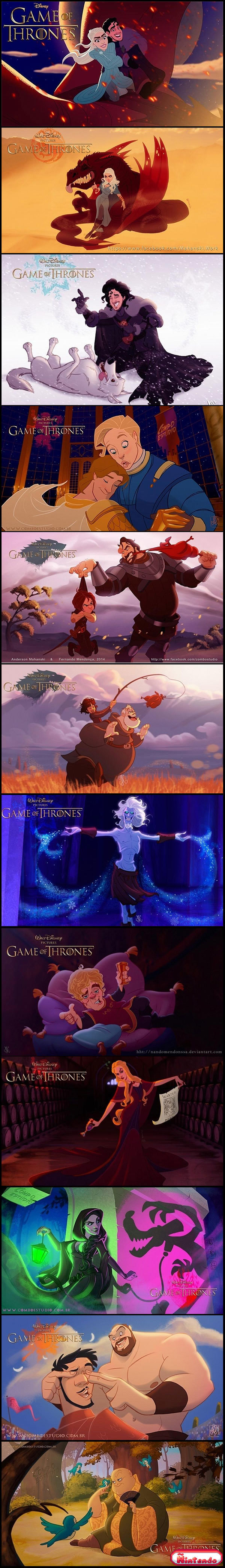 Se Game Of Thrones Fosse Uma Animação Da Disney