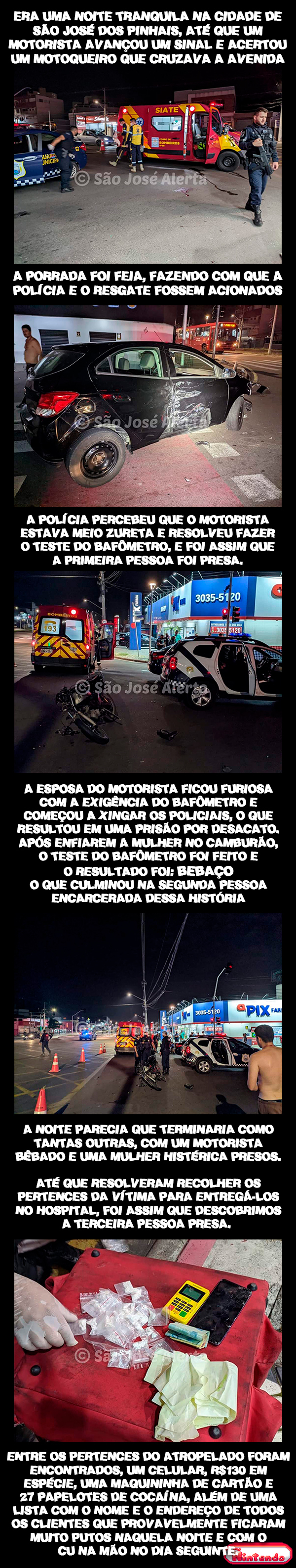 Um Acidente E Três Presos No Paraná