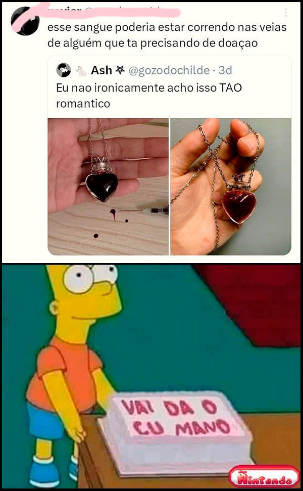 Vontade De Tirar O Sangue De Alguém