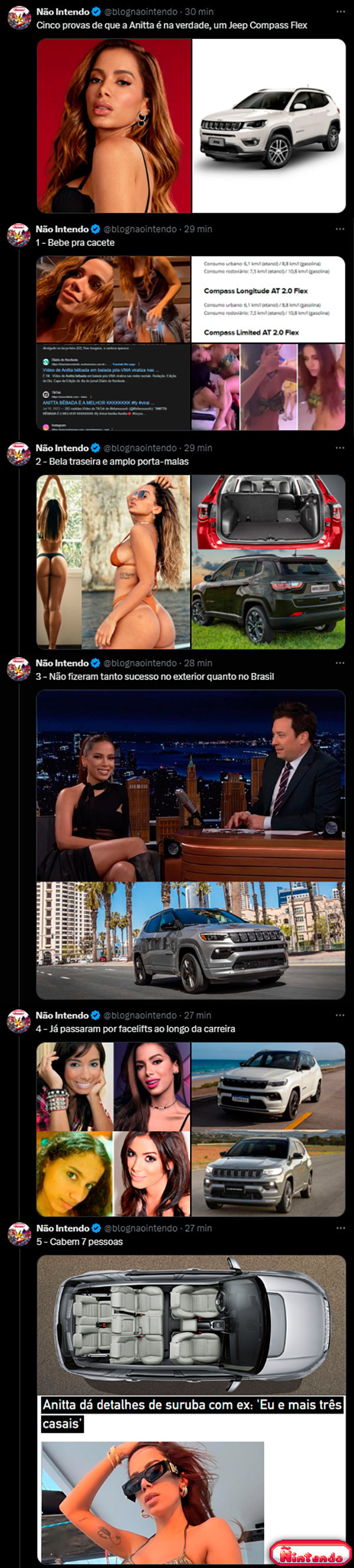 5 Motivos Que Provam Que A Anitta É Um Compass Flex